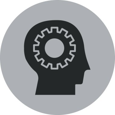 Vites düz yuvarlak vektör simgesi