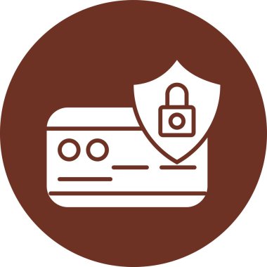 Kilit. Web simgesi basit illüstrasyon