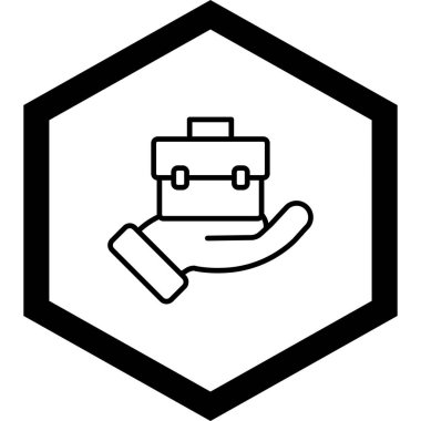 Bir yiyecek torbasının vektör çizimi