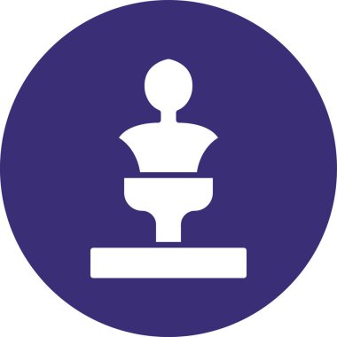 Satranç ikonu vektör illüstrasyonu