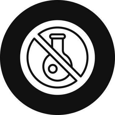 Dumansız Vektör Şekil Simgesi Tasarımı Yok