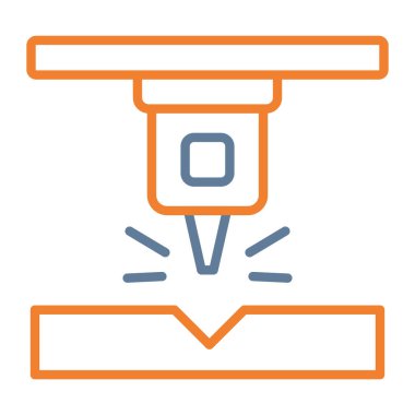 Drone kamera simgesi, özet biçimi