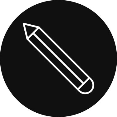 Moda biçimi izole edilmiş arkaplanda kalem simgesi