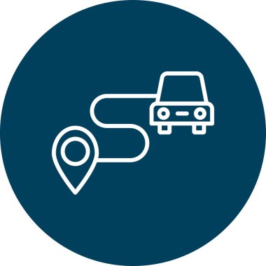 Vektör araba simge tasarlamak