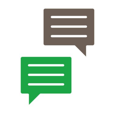 Konuşma baloncukları vektör simgesi