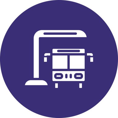 Tren simgesinin vektör illüstrasyonu