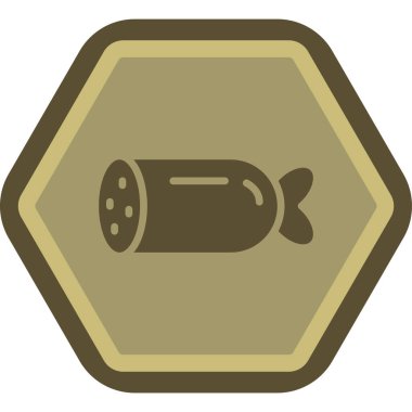 Tatlım. Web simgesi basit illüstrasyon