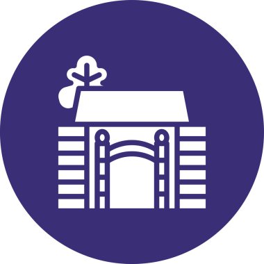 Bina vektör simge işareti simge vektör çizim kişisel ve ticari kullanım için..