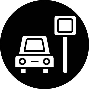 bus simgesi, vektör illüstrasyonu