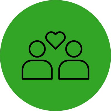 İnsan simgesinin vektör illüstrasyonu