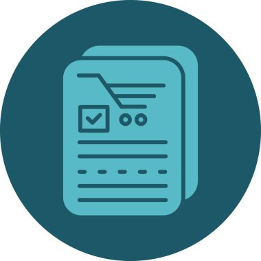 vektör belgesi web simgesi