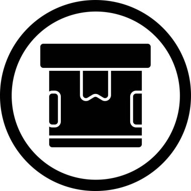 Varil yağ varili simgesi taslak biçiminde