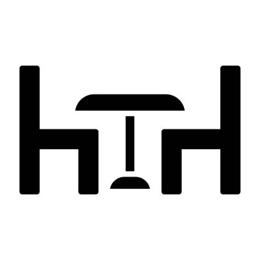 Modern b 'nin vektör illüstrasyonu eksik simgesi