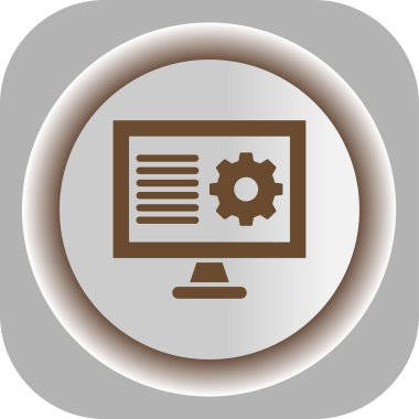 Projeniz için vektör ayarı simgesi