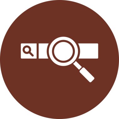 büyütme cam simgesi vektör illüstrasyon grafik tasarımı