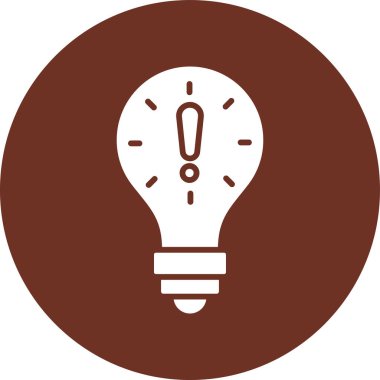 Ampul Simgesi, Vektör illüstrasyonu