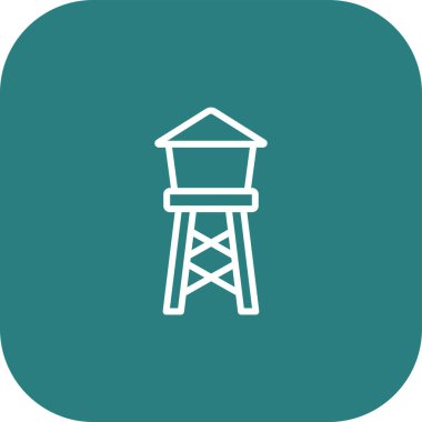 Modern yapı simgesinin vektör illüstrasyonu