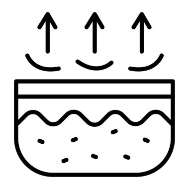 ekmek ikonu vektör illüstrasyonu