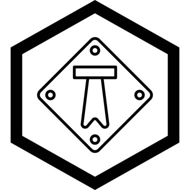 Bir b simgesinin vektör illüstrasyonu