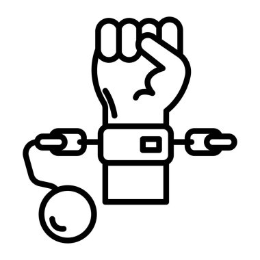 Kelepçe simgesi, taslak biçimi