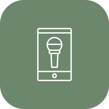 Vektör müzik simgesi illüstrasyonu