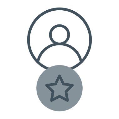 yıldız simgesi vektör illüstrasyonu