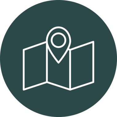 Harita işaretleyici vektör illüstrasyonuName