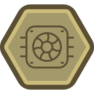 Hayran. Web simgesi basit illüstrasyon