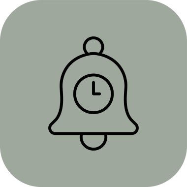 Çan simgesi, vektör çizimi