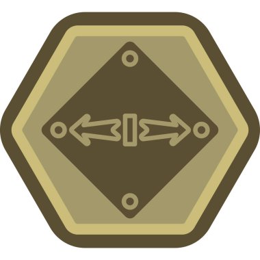 Modern oto tamir simgesinin vektör illüstrasyonu