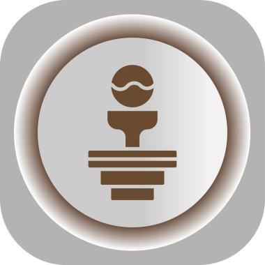 Güzel yaşam şamandırası vektör simgesi