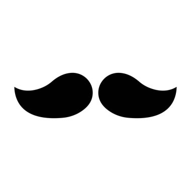 Bir çift bıyığın vektör çizimi