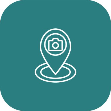 Resim konumu pin simgesi