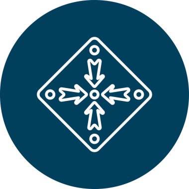 ok simgesi vektör illüstrasyonu