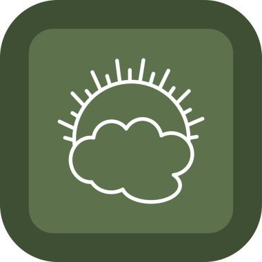 bulut simgesi, vektör illüstrasyonu