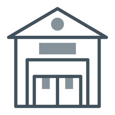 vektör simgesi oluşturuyorum. biçim düz sembol, yumuşak mavi renk, beyaz arkaplan.