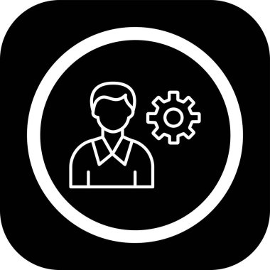 Vektör ayarı Simge illüstrasyonu