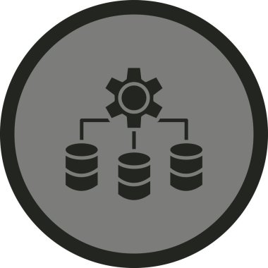 veritabanı simgesi çizimi