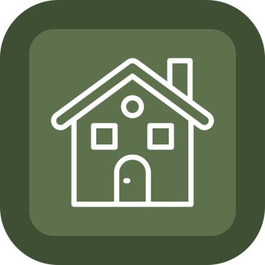 ev simgesi, vektör illüstrasyonu