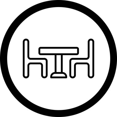 Modern bir simgenin vektör illüstrasyonu