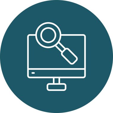 vektör Arama Simgesi illüstrasyonu