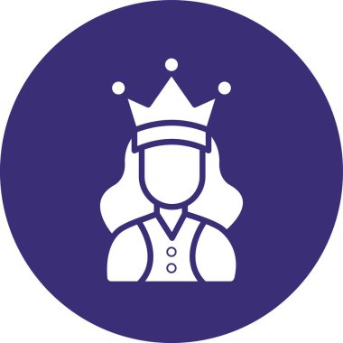 taç simgesi vektör illüstrasyonu