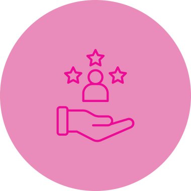 İnsan simgesinin vektör illüstrasyonu