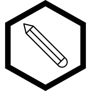 kalem simgesi vektör illüstrasyonu