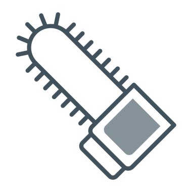 Termometre simgesi. İnce çizgi çizimi. özet vektör tasarımı