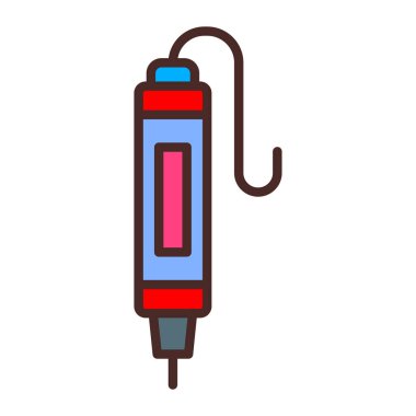 Pil simgesi. Düz tasarım stili