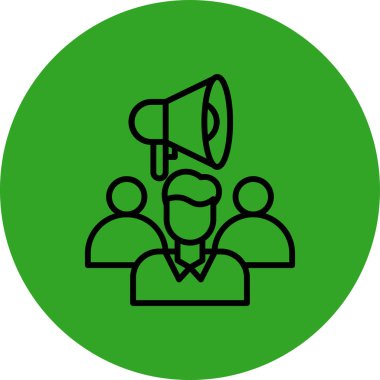 İnsan simgesinin vektör illüstrasyonu