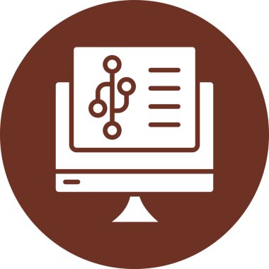 Modern simgenin vektör illüstrasyonu