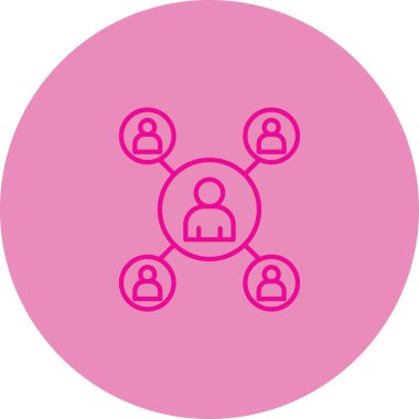 İnsan simgesinin vektör illüstrasyonu