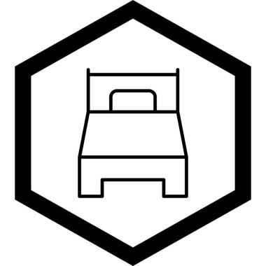 Bir araba simgesinin vektör illüstrasyonu